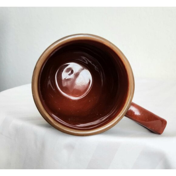 Fall Harvest Ceramic Coffee Mug Cup 3D Autumn Leaves Pumpkin Decor Black Orange - Picture 3 of 6